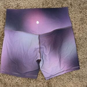 lululemon athletica Purple Ombre Athletic Shorts